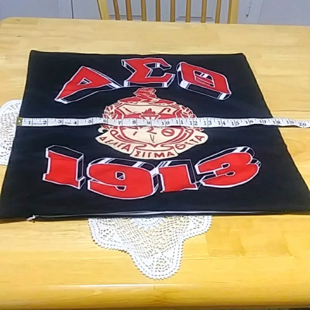 Delta Sigma Theta Sorority pillow cover